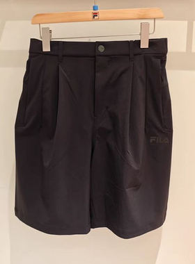 斐乐fila正品25夏秋新款女裤运动休闲宽松梭织五分裤A11W538802F
