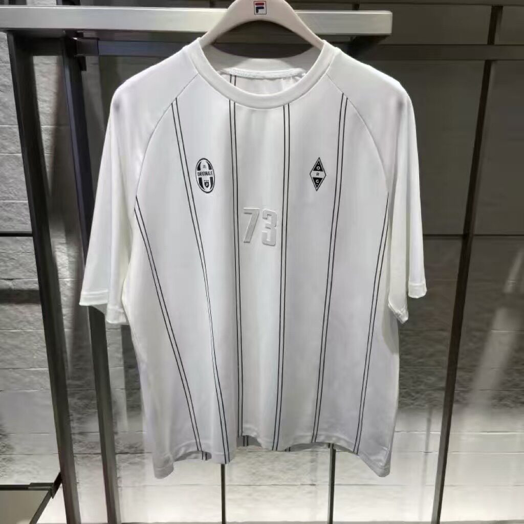 篮球服休闲条纹针织短袖衫
