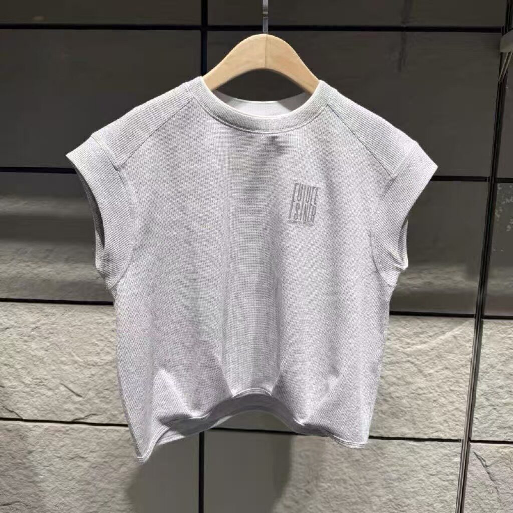 女装夏新款针织背心休闲宽松上衣