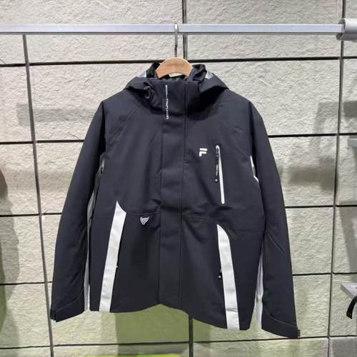 潮流运动宽松羽绒服两件套