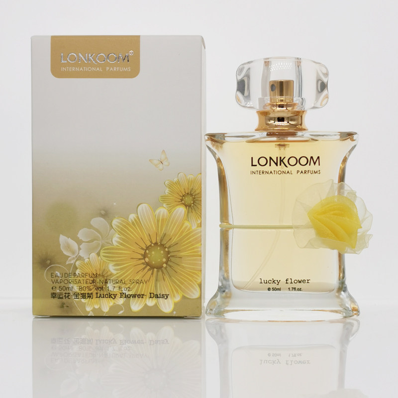 朗金幸运花紫罗兰金雏菊女士持久淡清新香水 芳香24小时专柜正品