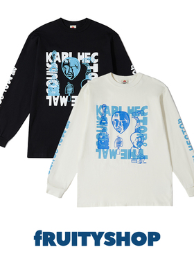 fRUITYSHOP｜JJ Whitefield-Can't Stand长袖TEE 休闲时尚圆领T恤