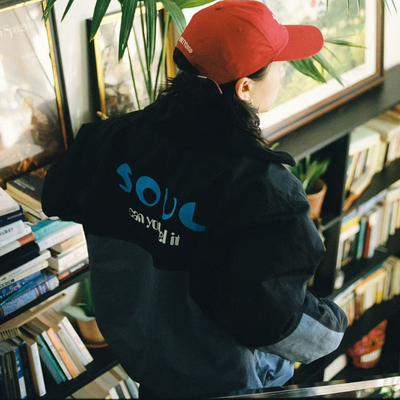 拼色休闲夹克夹克外套秋冬宽松