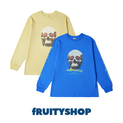 fRUITYSHOPFunkadelic骷髅长袖