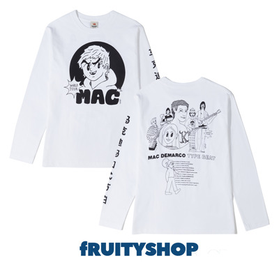 fRUITYSHOP｜MAC DEMARCO亚洲巡演长袖 乐队新款T恤