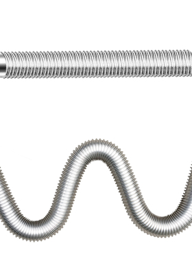 【201不锈钢】定做直径60mm波纹管可弯曲6cm排烟管整体排风管4米