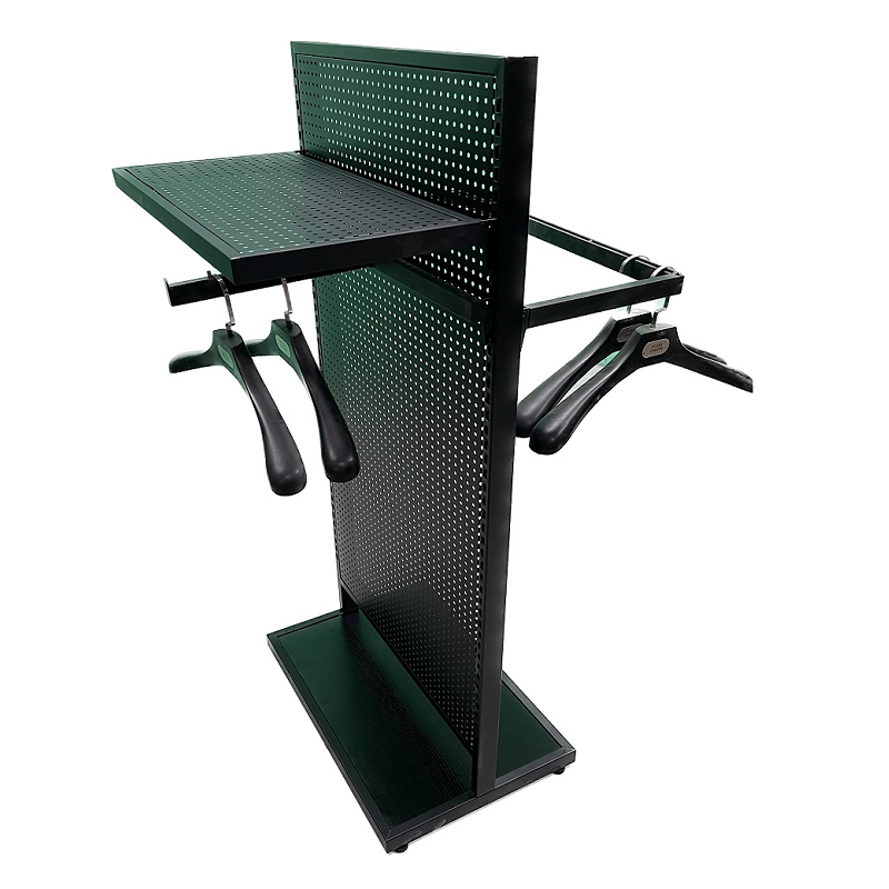 服装店中岛架落地式双面展示挂架