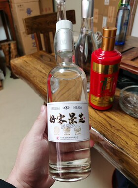 景芝浓香型白酒好客景芝38度500ml*6瓶整箱口粮自饮带手提绳光瓶