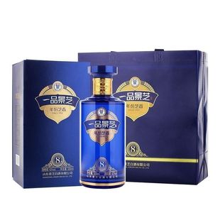 一品景芝8年42度500ml*6瓶芝麻香型白酒整箱山东名酒节日礼品
