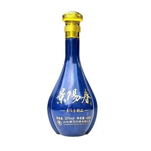 景芝景阳春精品52度480ml*6瓶浓香型白酒整箱送礼自饮三礼品袋