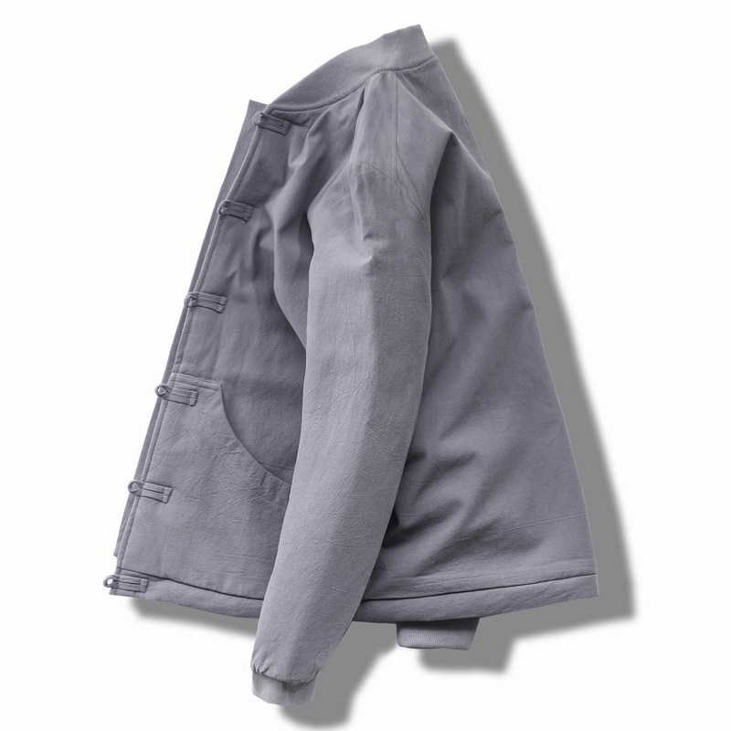 WINTER CHINESE STYLE RETRO BUCKLE JACKET LAMB WOOL COTTON CLOTHES CHINESE PLUS SIZE TANG CLOTHES THICKENED COTTON CLOTHES MODIFIED JACKETS