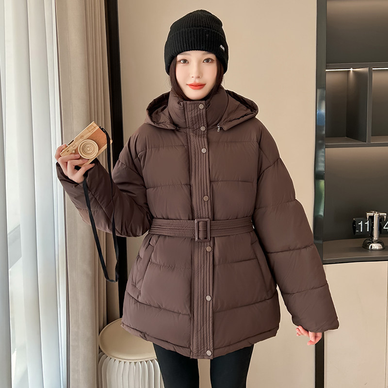 大码棉服胖妹妹冬季新款韩版宽松加厚面包服小个子棉衣现货款