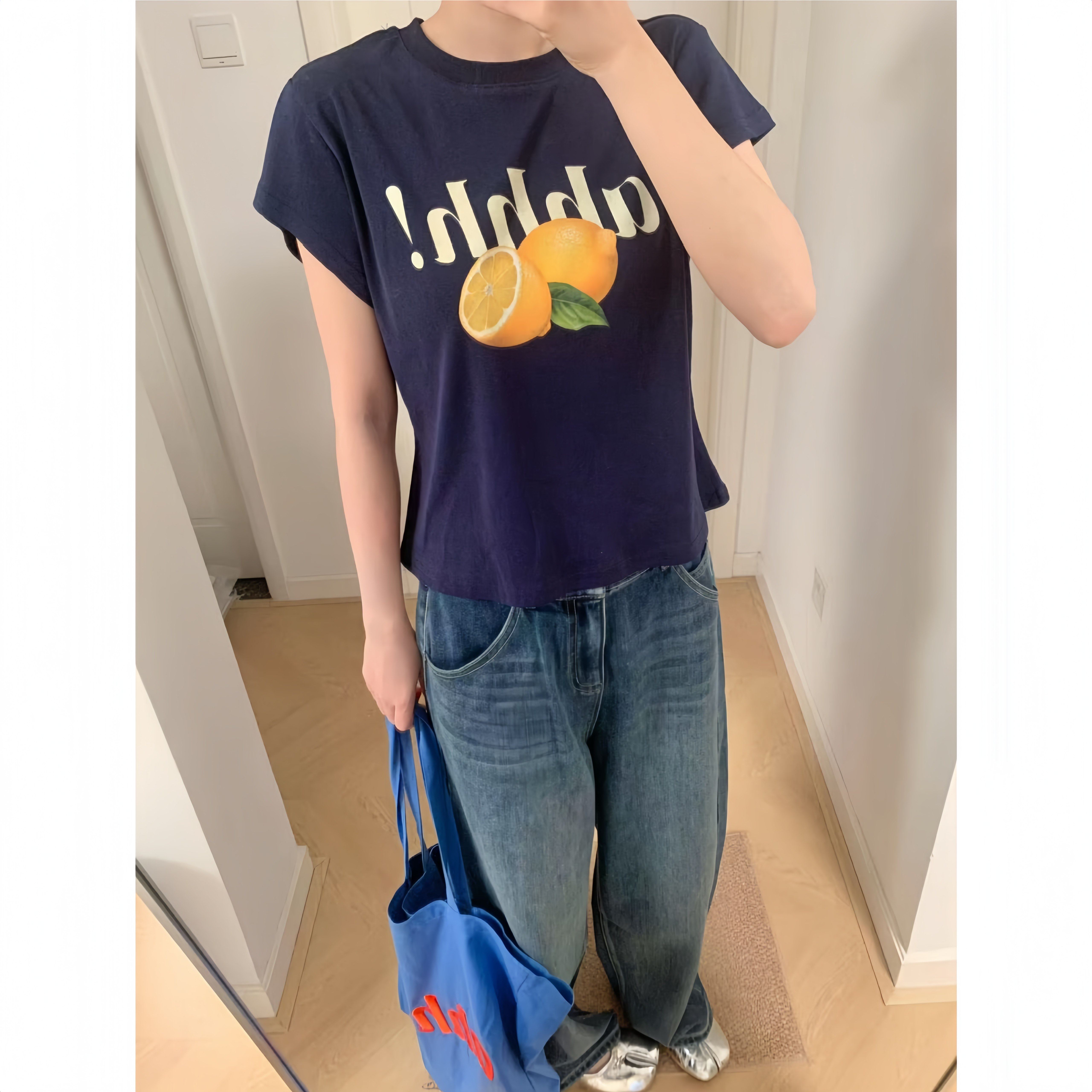 商场撤柜纯棉圆领短袖T恤女