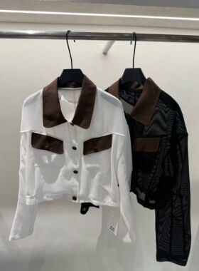 欧洲站2026年新款春季宽松上衣设计感衬衫女减龄洋气时尚大码