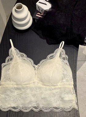 背心抹胸  美背 吊带FLora东大门代购 女 蕾丝 胸垫均码2