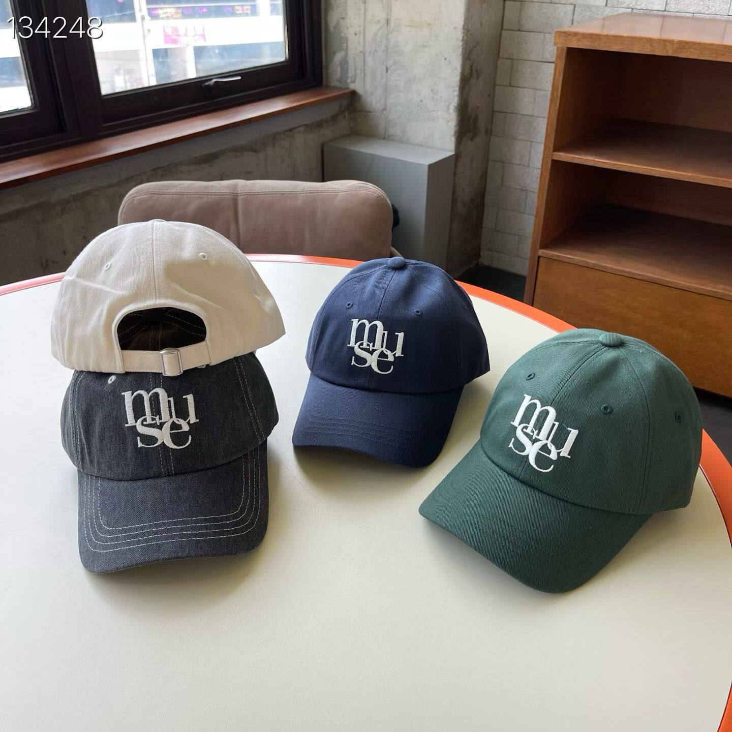 秋新款 棒球帽LovelyHat东大门代购 刺绣字母mu 百搭女帽子8