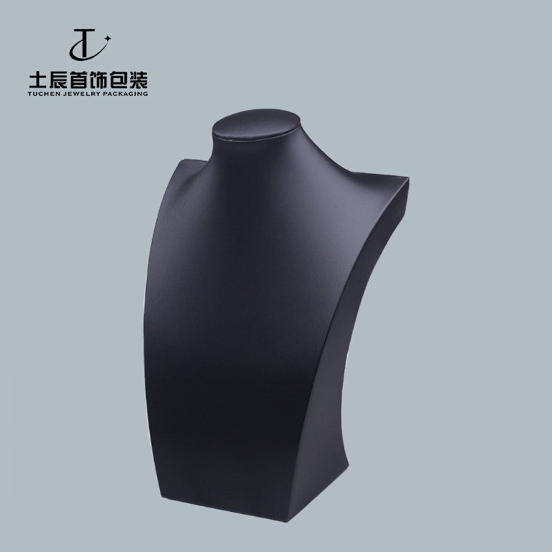 검은 닦았 입체 목 보석 옥 소품 보석 랙 보석 랙 매달려 목걸이 펜던트 전시회 F22 기업