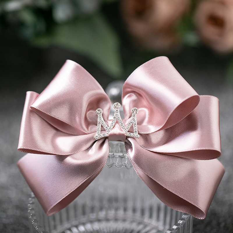 亲子韩版女孩大号蝴蝶结弹簧夹