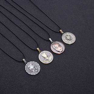 JOJO周边乔乔项链替身箭头挂件太郎石鬼面钥匙扣金属吊坠学生饰品