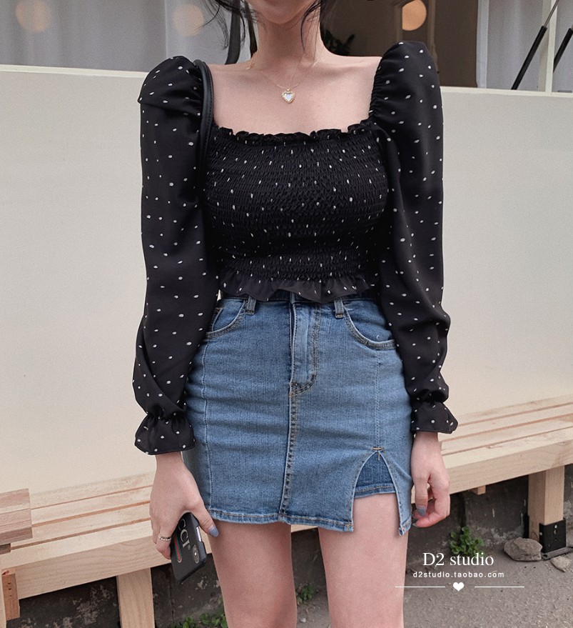 清仓特价夏新款时尚高腰显瘦半身裙 防走光短裤开叉牛仔包臀短裙