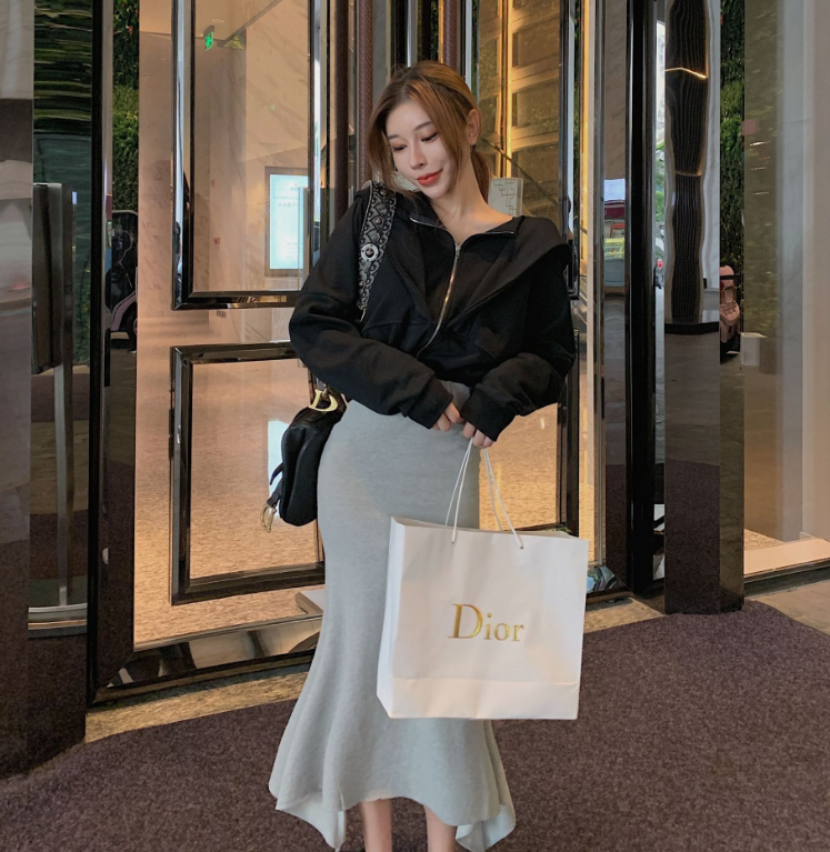 清仓特价洋气宽松连帽卫衣新款女 韩国Ins网红慵懒风上衣短外套潮