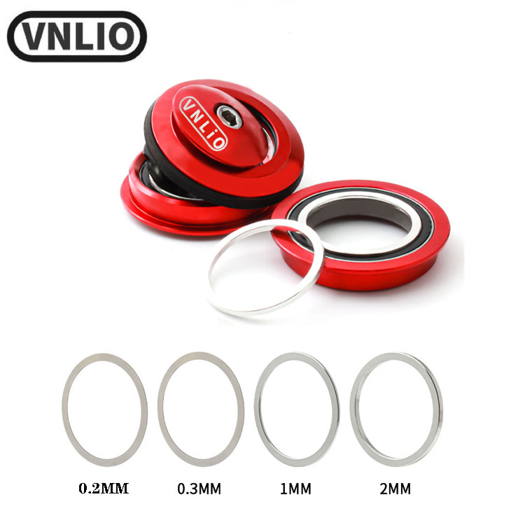vnlio自行车前叉碗组微调垫圈28.6mm碗组缝隙框量调节0.3mm