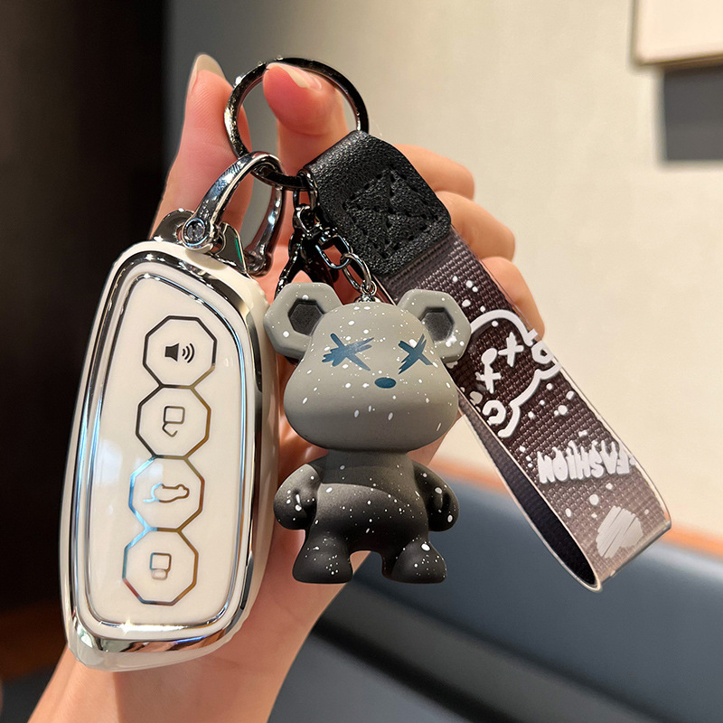 适用26款2026哈弗大狗钥匙套边牧plus二代一代专用女士女款女生壳