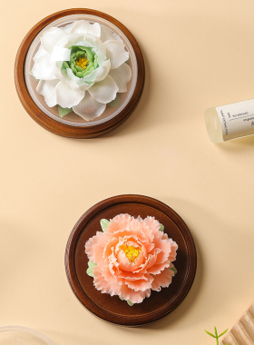 妇女节送妈妈礼物非遗手工牡丹瓷