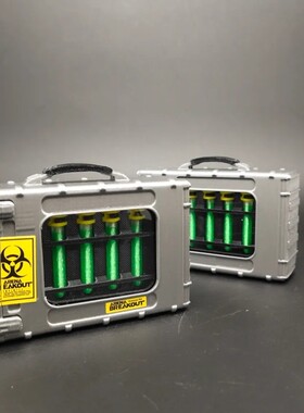 暗区突围周边 S9赛季大金 理想国试剂箱 收纳盒 卡牌盒65mm*102mm