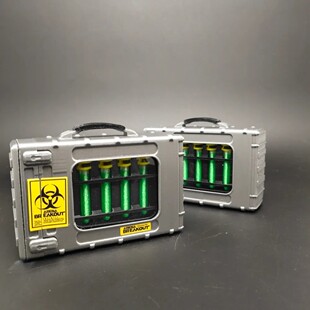 暗区突围周边 S9赛季大金 理想国试剂箱 收纳盒 卡牌盒65mm*102mm