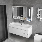 现代简约入墙式 暗装 无龙头孔浴室柜组合卫生间一体盆洗手台洗脸盆