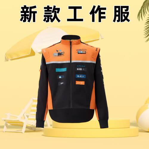 新款闪购外卖骑手工装冲锋衣