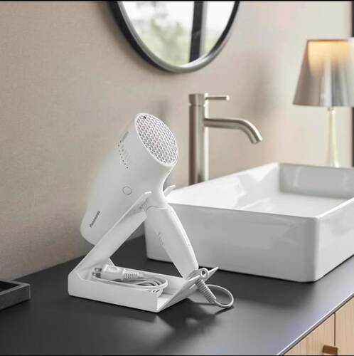 日式戴森卷发棒支架一体收纳盒