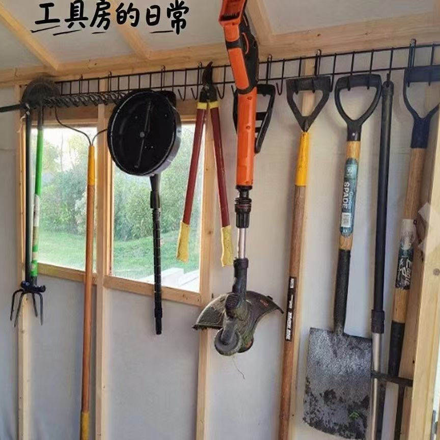 工具房工具挂钩架打钉花园置物架