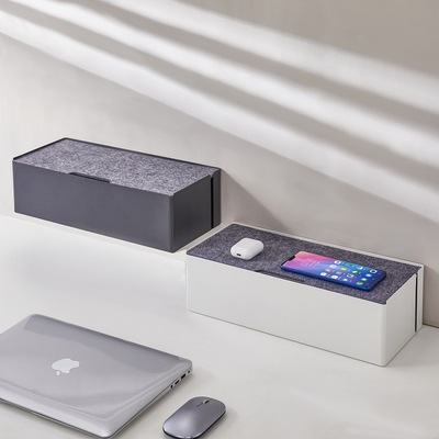 金属电源线电线收纳盒插线板