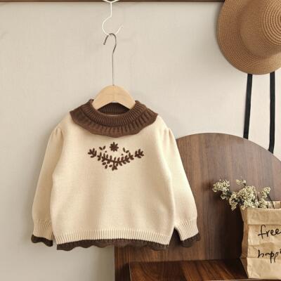女童毛衣2024秋冬新款韩版森系