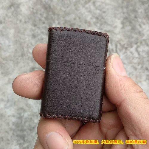 Кожаная зажигалка ручной работы, сумка для техники, масло для лица, универсальные аксессуары, совместимый чехол