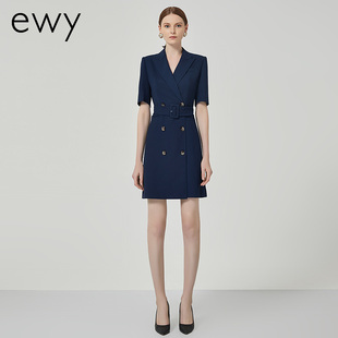 夏款美容院店长经理前台售楼部小姐置业顾问工作服职业装连衣裙女