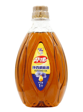 华建诚鑫华健纯香胡麻油1L