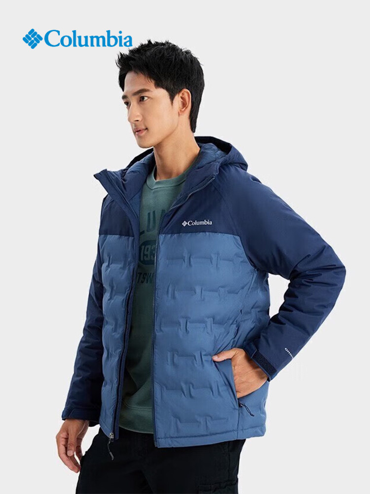Columbia男热能反射防水羽绒服