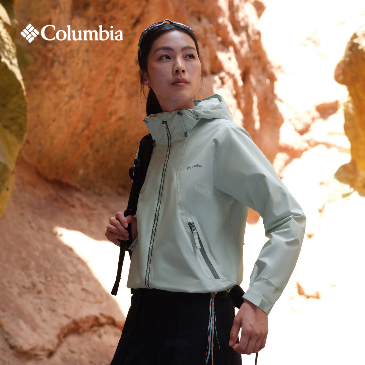 Columbia哥伦比亚户外26秋冬新品女子防水冲锋衣徒步外套XR2897