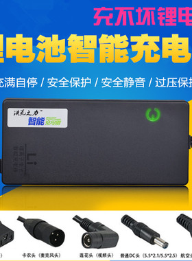 电动车锂电池充电器24V36V48V60V72V10A42V2A54.6V2A锂电池充电器