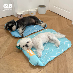 宠物狗狗猫咪夏季 降温凉感窝垫子冷感床垫防水耐抓防暑冰垫狗垫