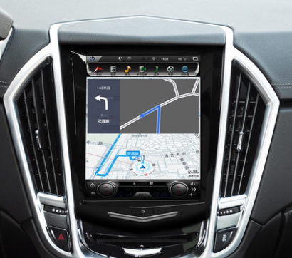 凯迪拉克ats/xts/srx/atsl/cts改装中控大屏汽车导航屏幕贴膜