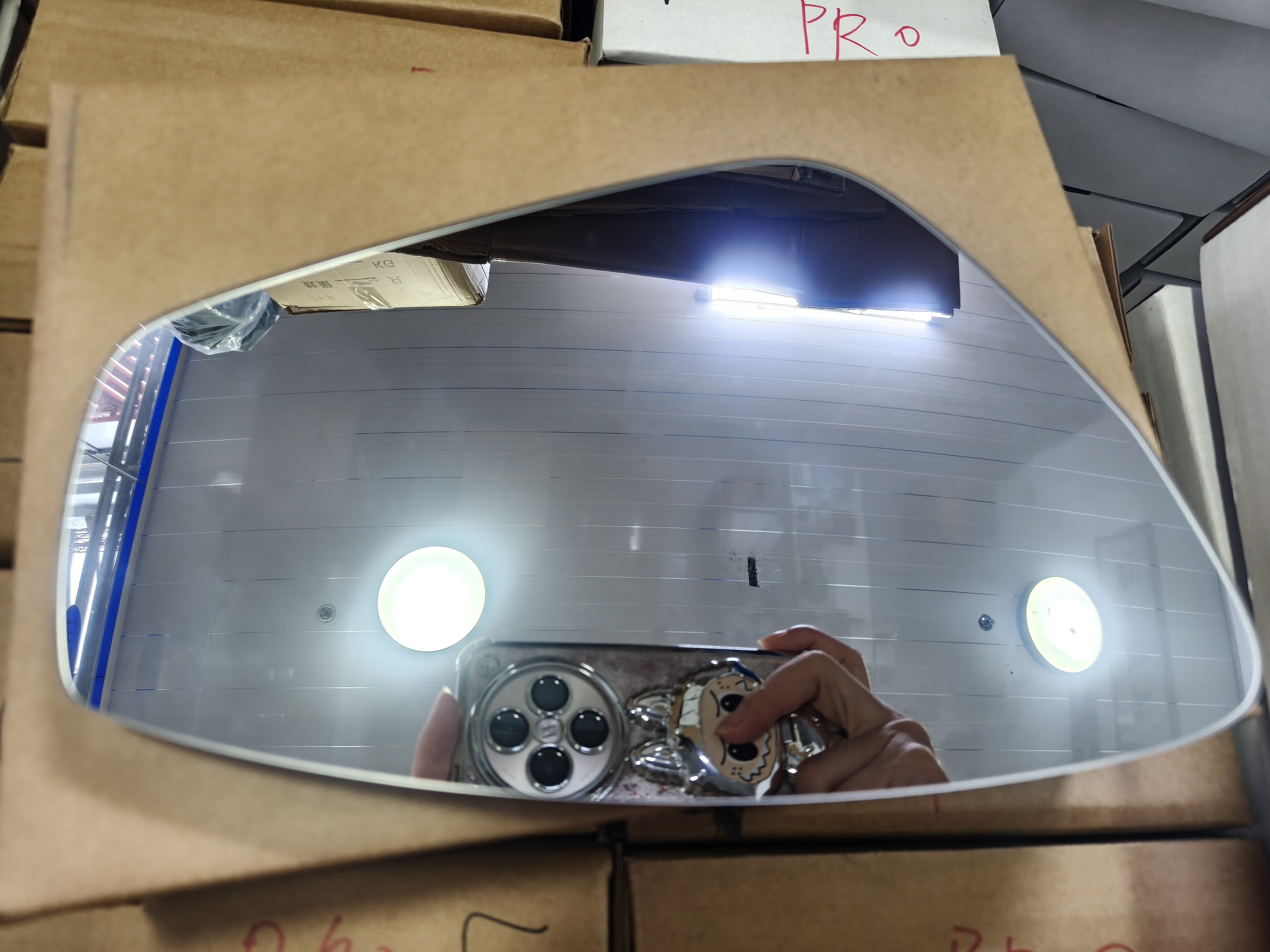 现货大众途观Lpro 倒车镜镜片 PRO反光镜片后视镜片 原厂 包邮