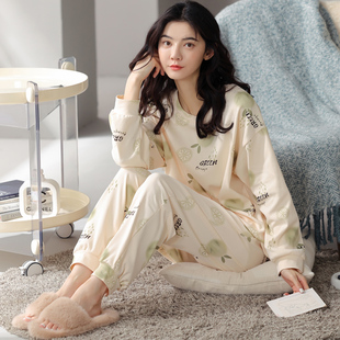 70斤小矮个子睡衣纯棉薄款长袖宽松圆领卡通可外穿家居服套装xxs