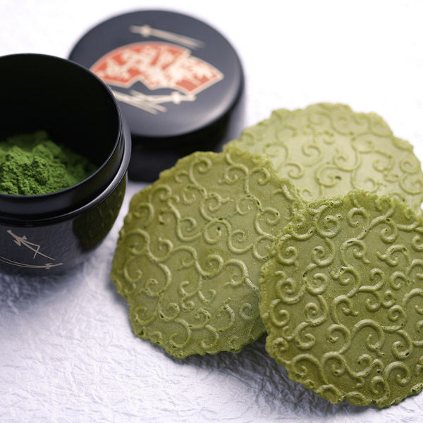 日本直邮伊藤久右卫门日式抹茶薄脆煎饼24枚/盒和果子2盒伴手礼盒