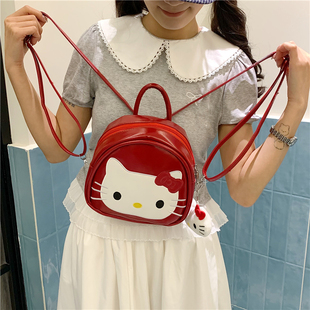 可爱女士背包青年日常小女生双肩包女少女学院风卡通迷你背包女包