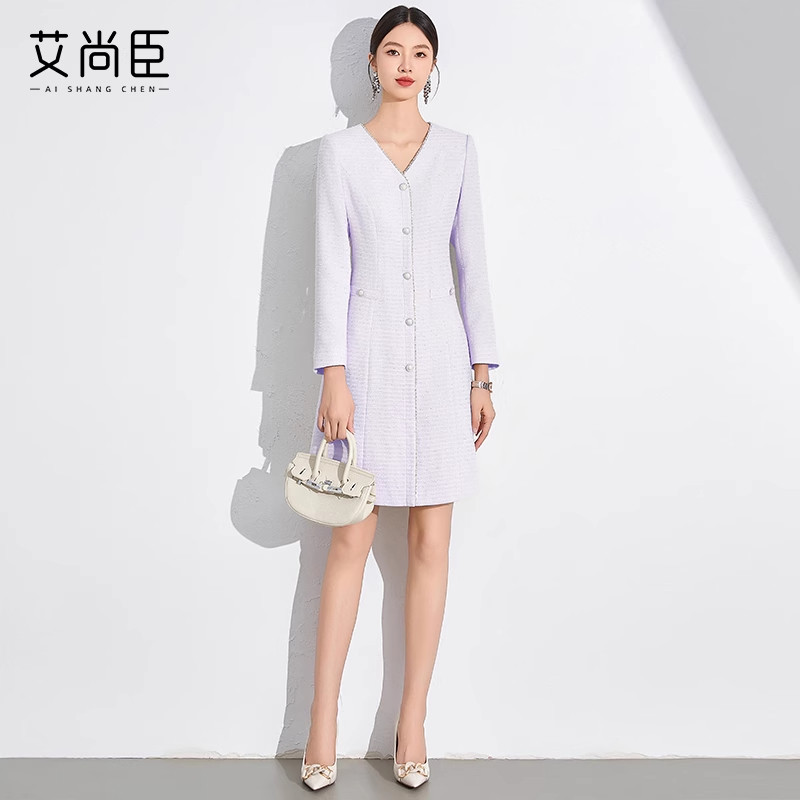 艾尚臣职业装连衣裙女美容师工装