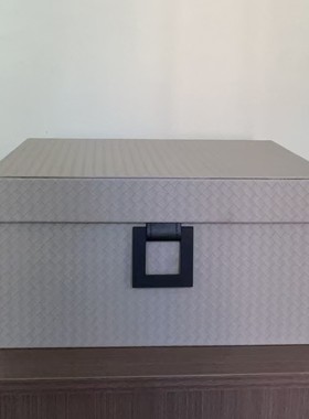 现代简约轻奢皮革首饰收纳盒